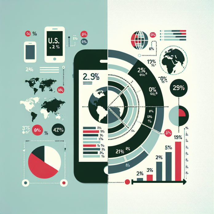 The vast majority of American adults own a smartphone. Here's how that compares to the rest of the world.