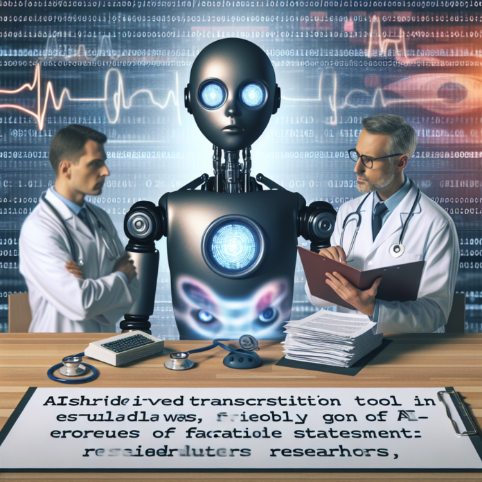 Researchers say an AI-powered transcription tool used in hospitals invents things no one ever said - The Times of Northwest Indiana