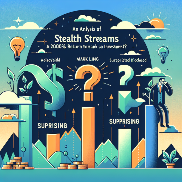 Stealth Streams Review: Can It Really Deliver 2000% ROI? Shocking Results Inside (Mark Ling) - TAPinto.net
