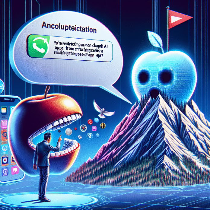 Elon Musk said Apple made it 'impossible' for non-ChatGPT AI apps to top the App Store. DeepSeek would like a word. - MSN