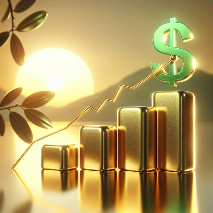 Gold nears 2-week high as dollar drops on hopes Iran war may end soon - MSN