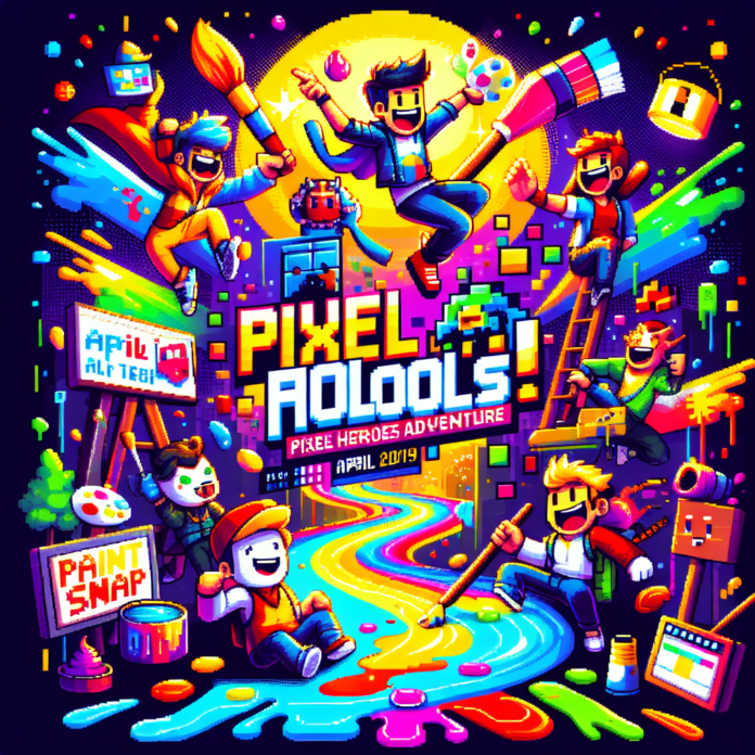 Pixel Heroes Adventure Presents April Fools Paint Snap Event - eGamers.io